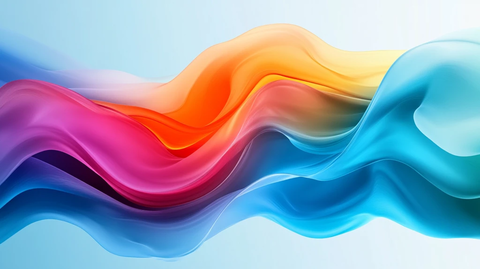 流动曲线色彩背景