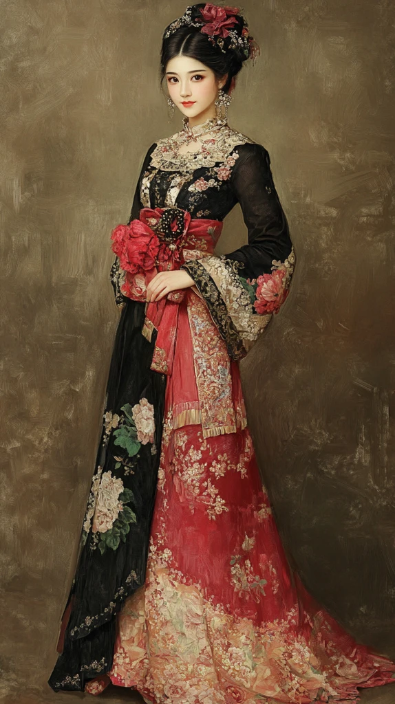 中式古装女式礼服