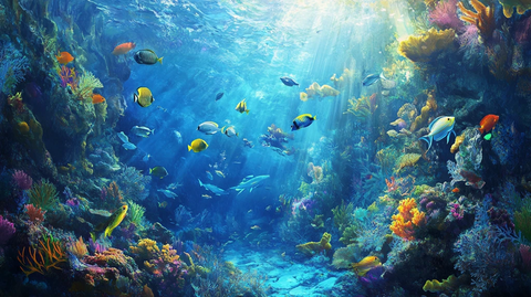 海底世界立体背景
