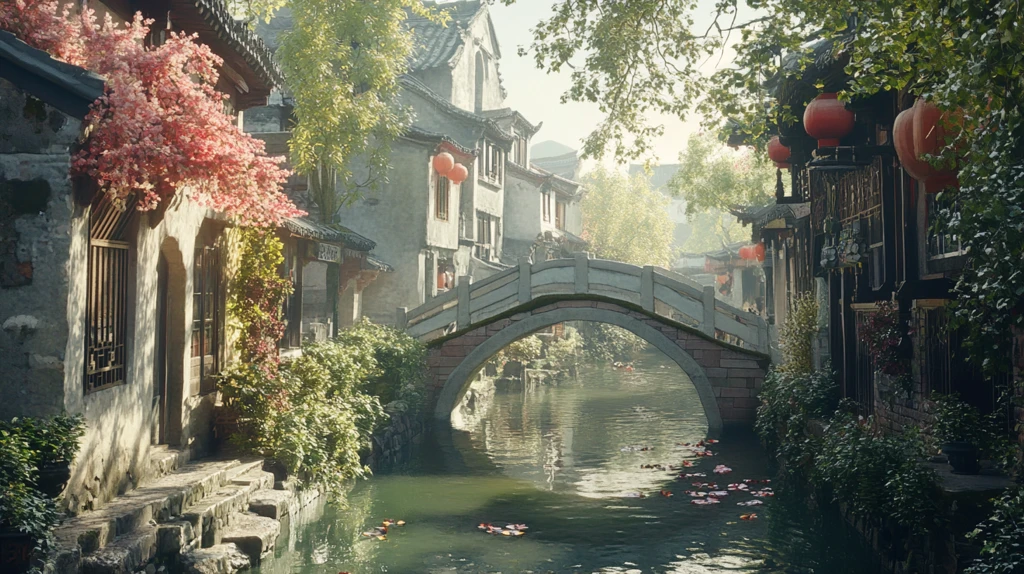 唯美浪漫江南水乡风情