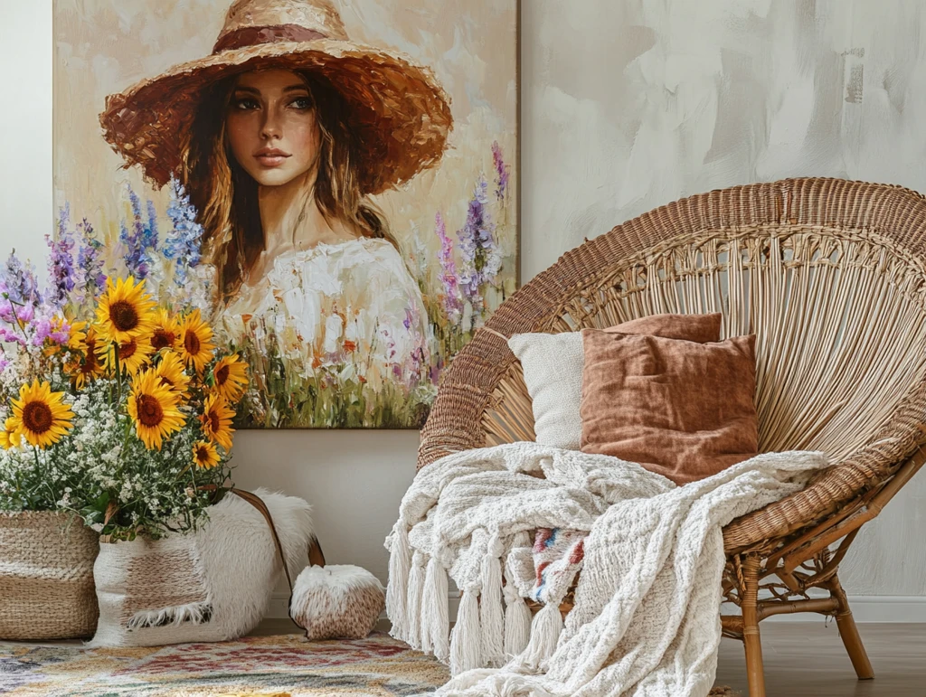 客厅夏日向日葵