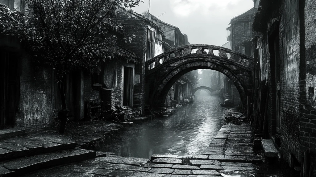 烟雨巷图片素材下载