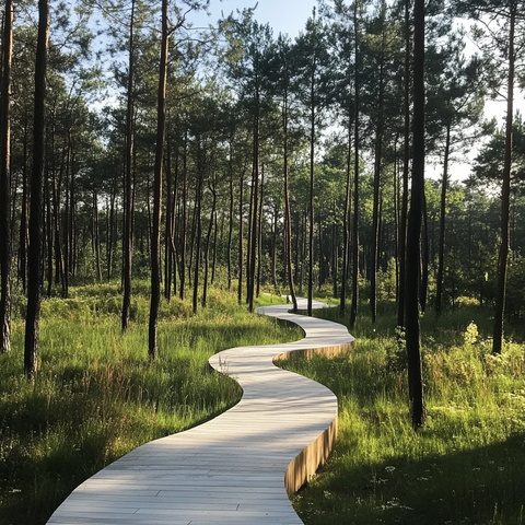 回归自然木栈道设计