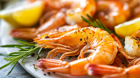 西式烤虾美味