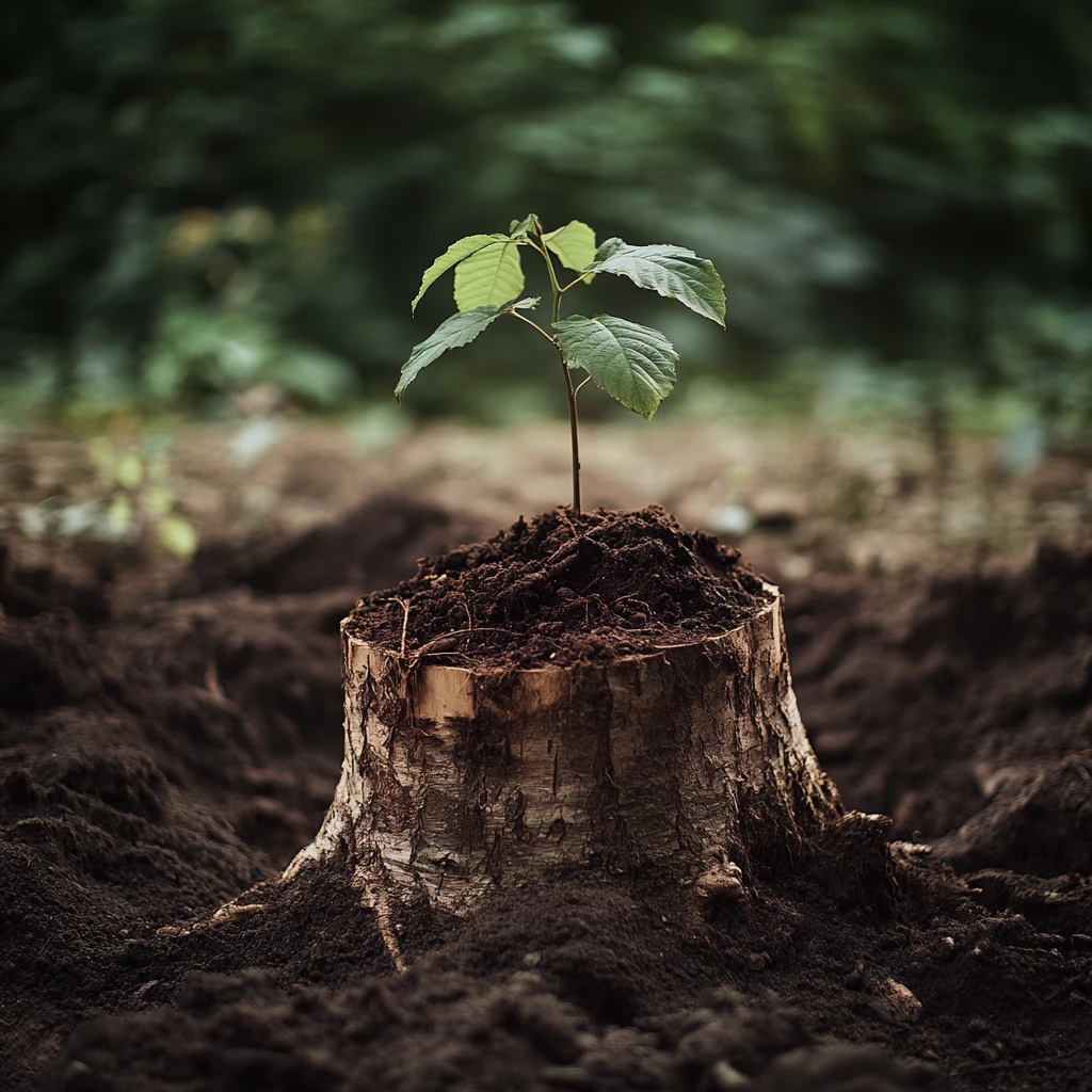 幼苗成长为大树