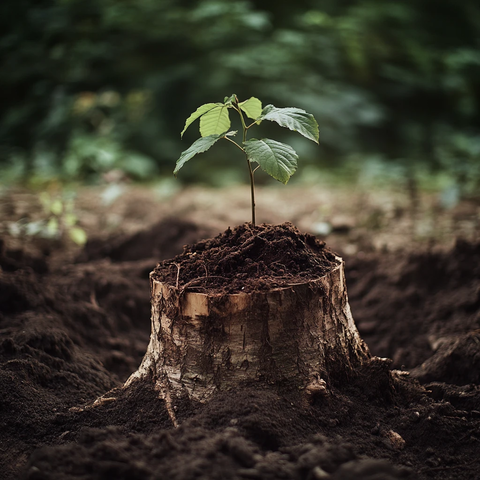 幼苗成长为大树