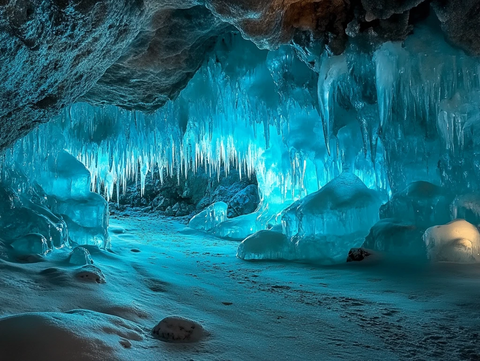 冰川洞穴旅游