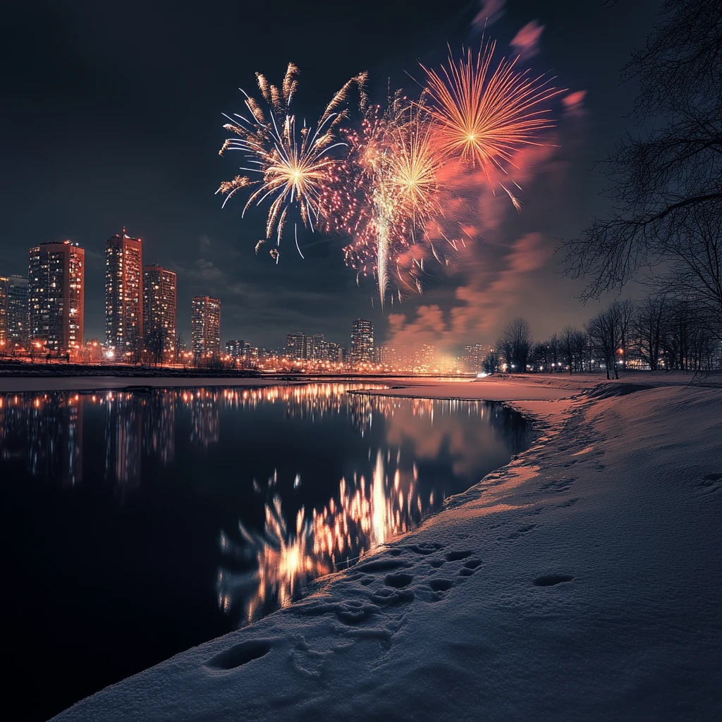 冬季烟花
