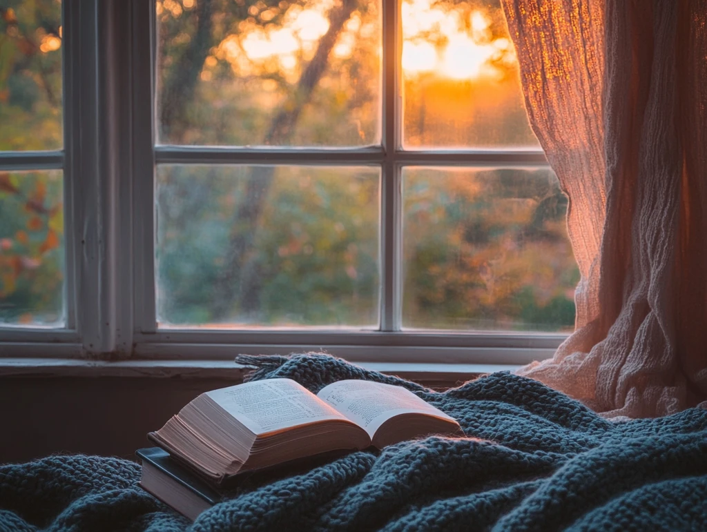 窗口看书