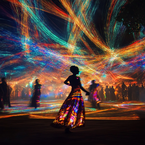 光影交织的舞曲