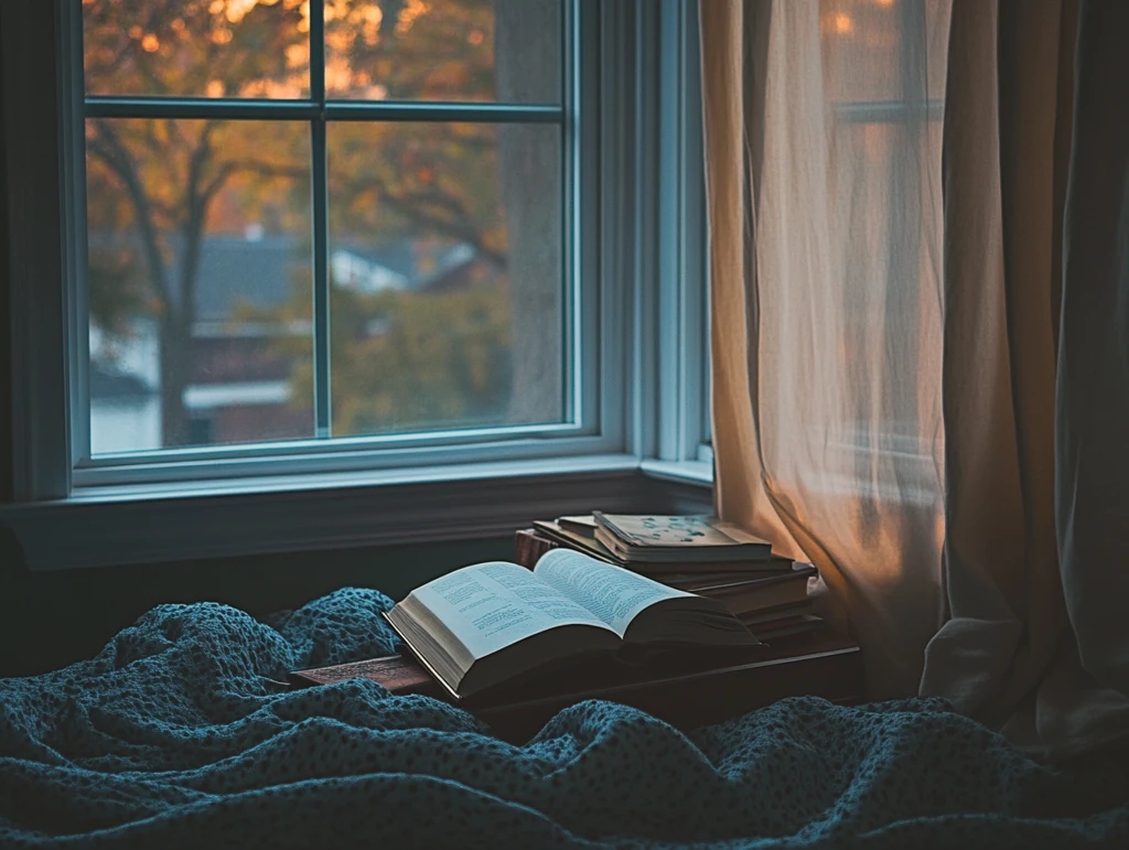 窗口看书
