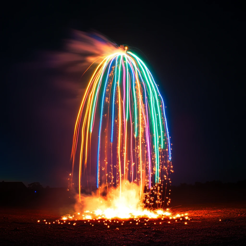 烟花点亮夜空