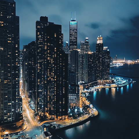 芝加哥画册素材