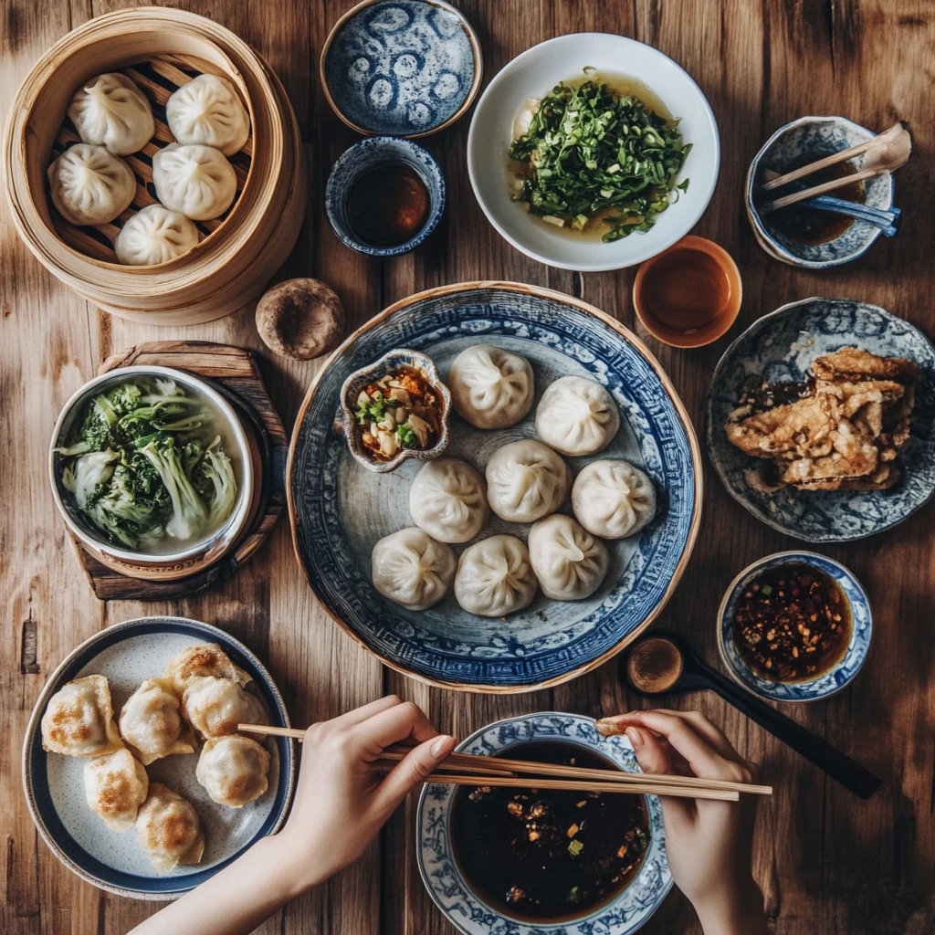 小笼包汤包面餐