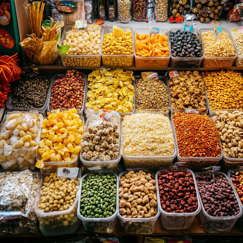 零食干果美食街