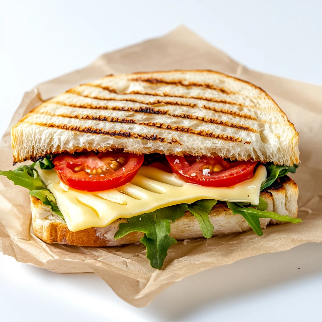 罗勒番茄牛肉酱帕尼尼