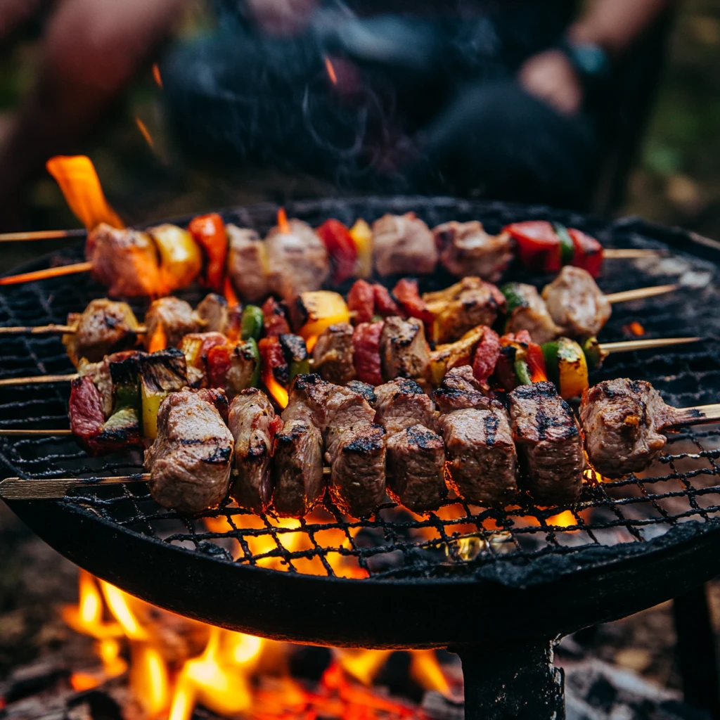 野营烤肉串