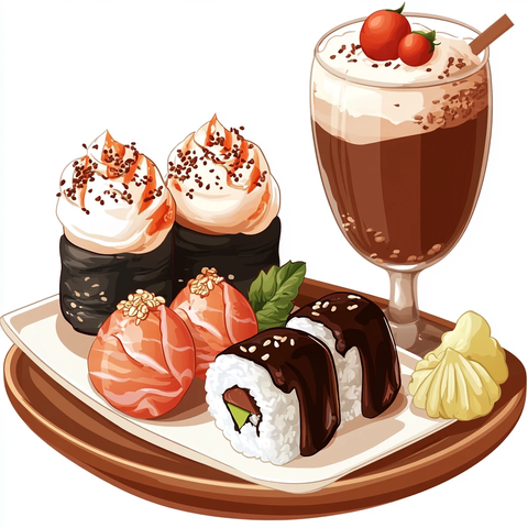 寿司动漫素材