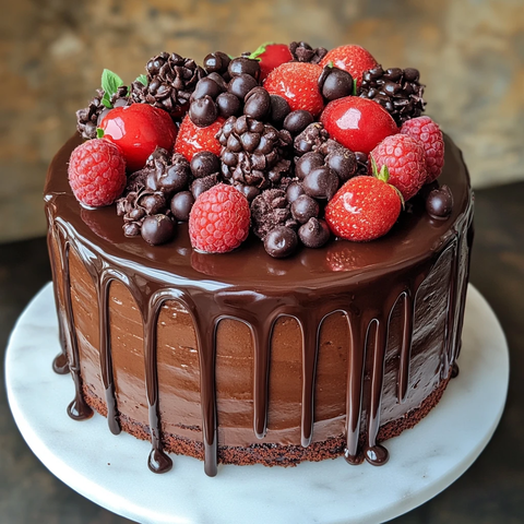 巧克力淋面蛋糕