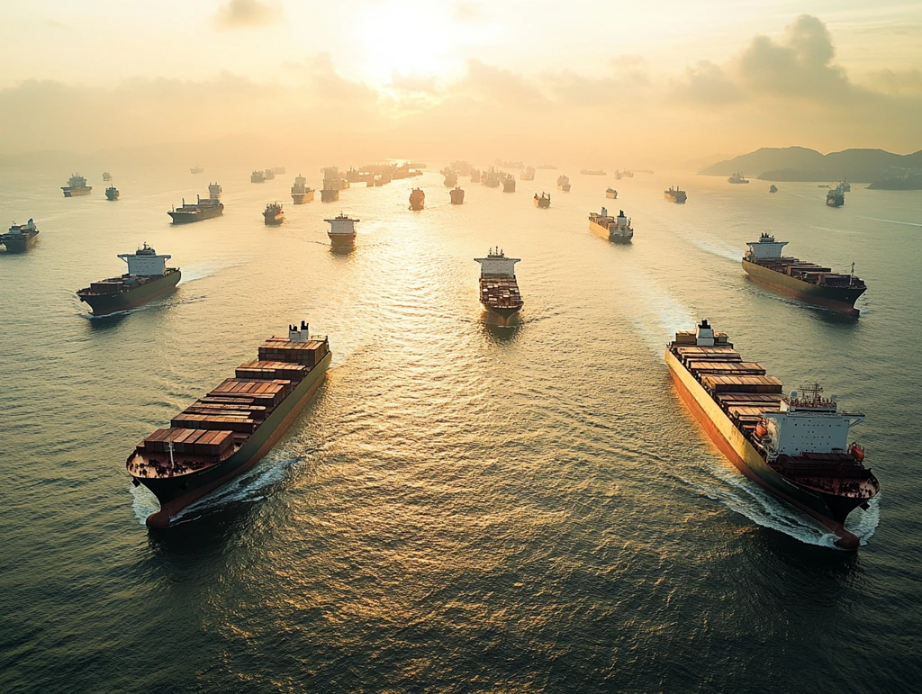 琼州海峡货运轮船