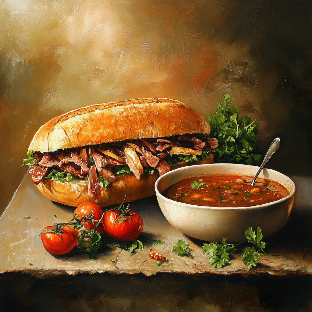 牛肉卷面包牛肉