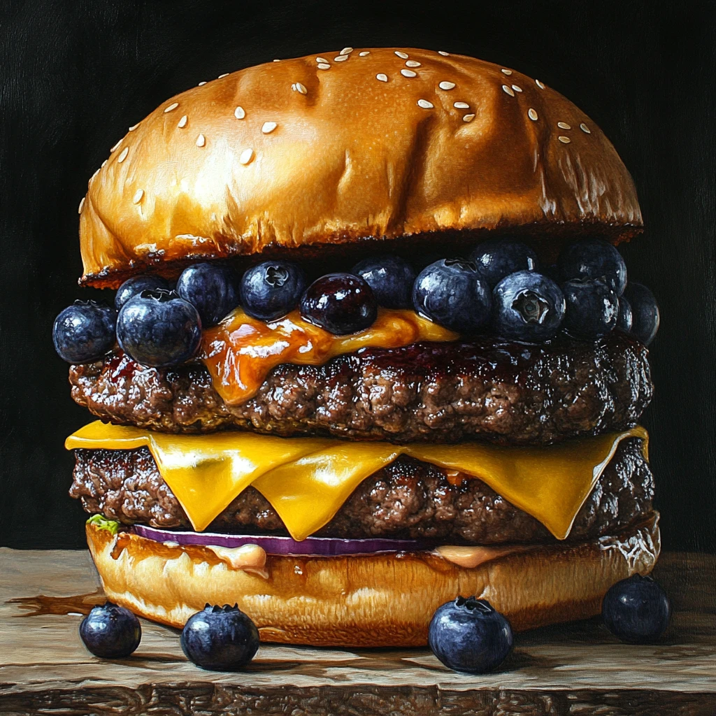 巨无霸汉堡芝士汉堡