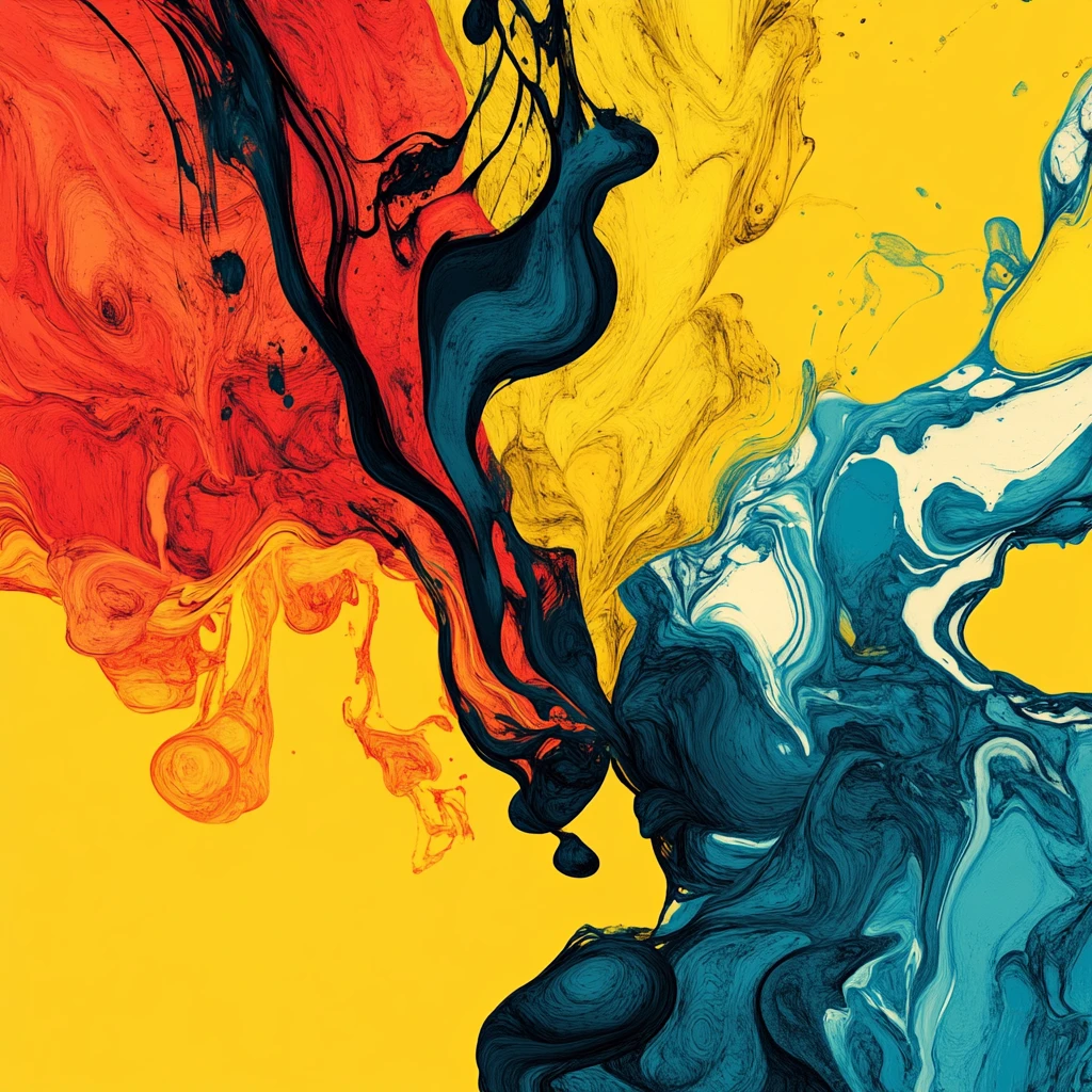 彩墨效果彩墨渲染