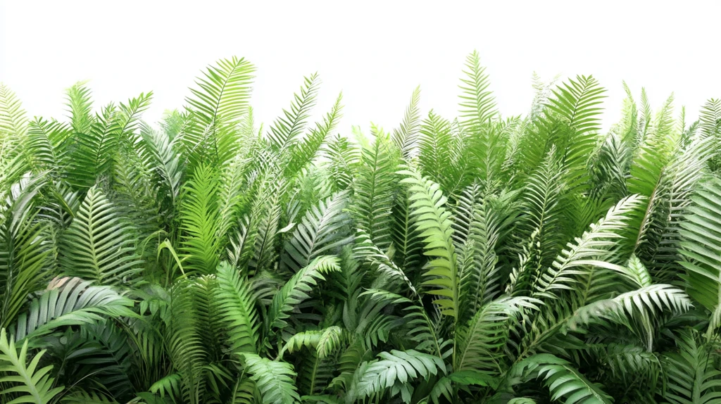 热带植物叶片展示