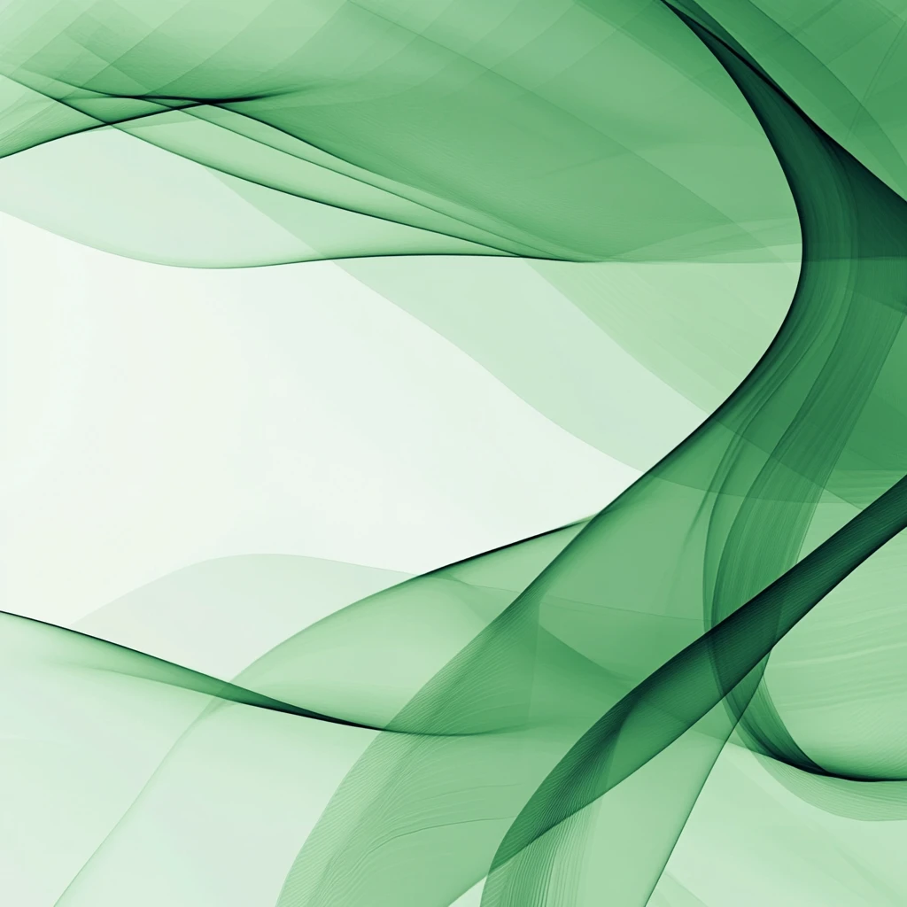 柔美绿色曲线