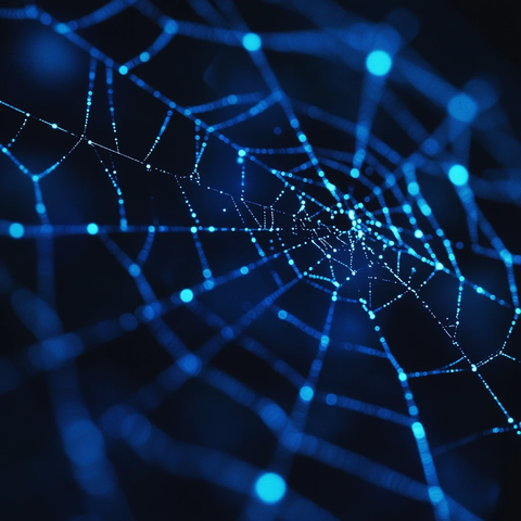 高清蜘蛛网背景