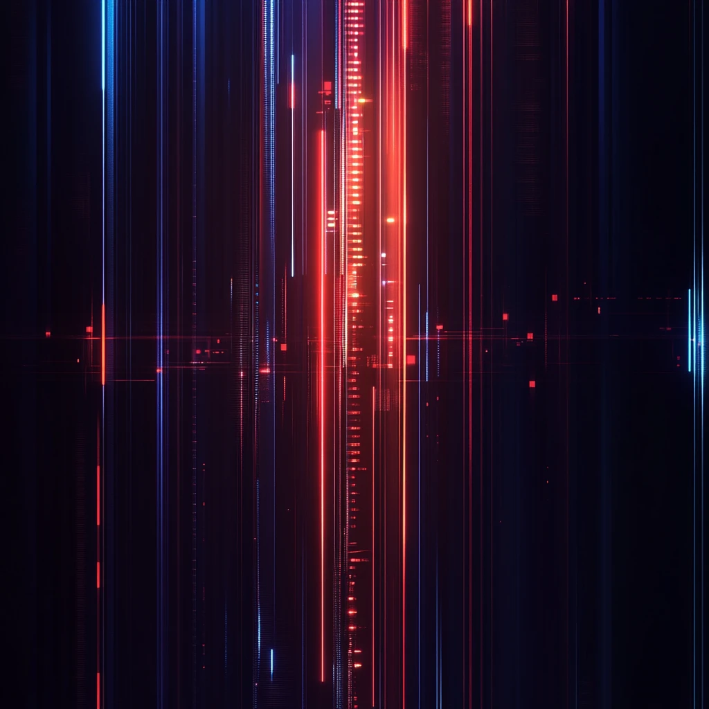 红蓝炫酷科技背景