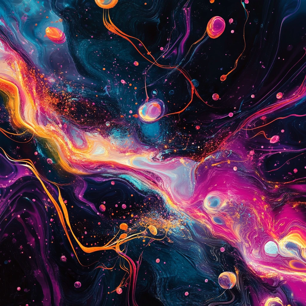 海洋流体画宇宙