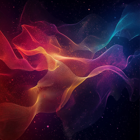 幻彩渐变背景科技背景