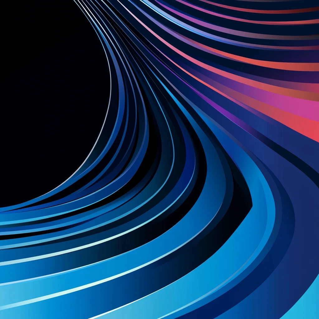 简洁大气拼色曲线纹理