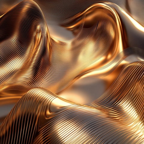 金色线条艺术