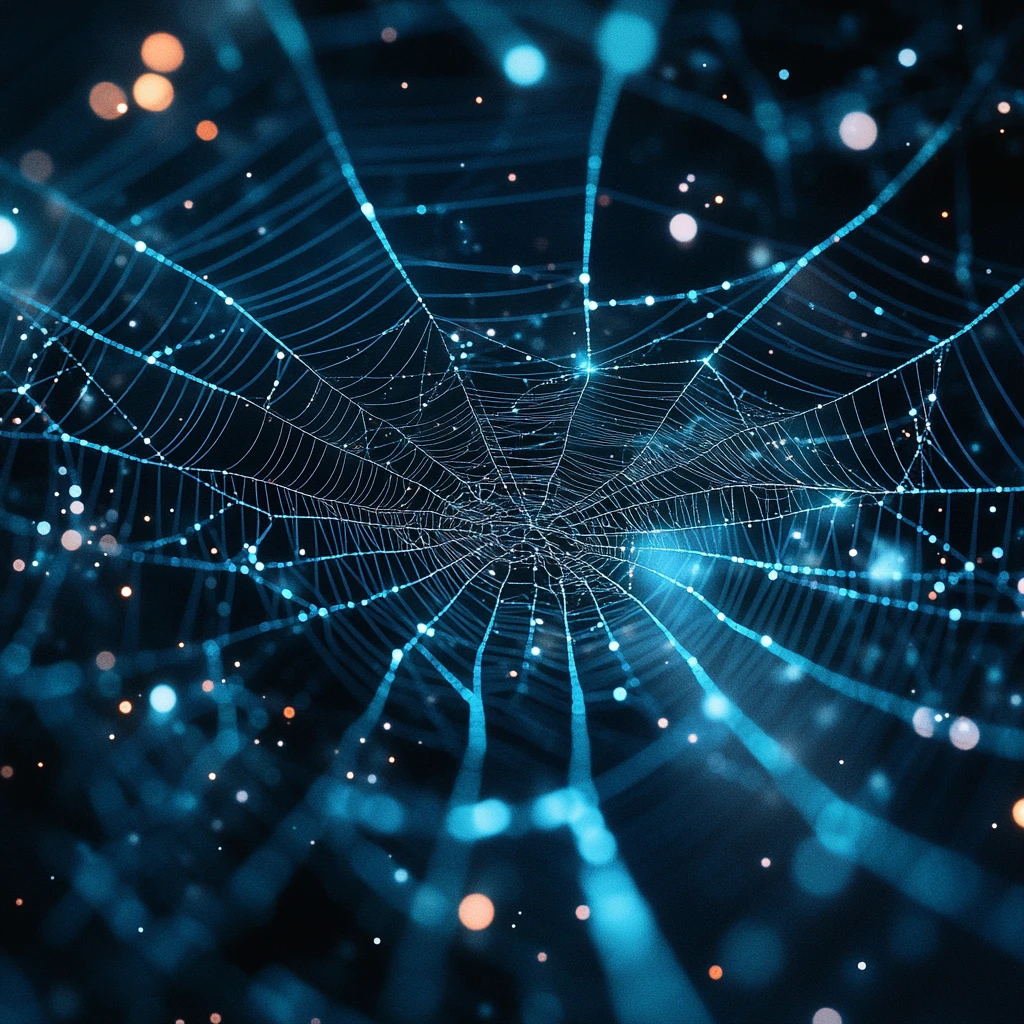 蜘蛛网背景素材