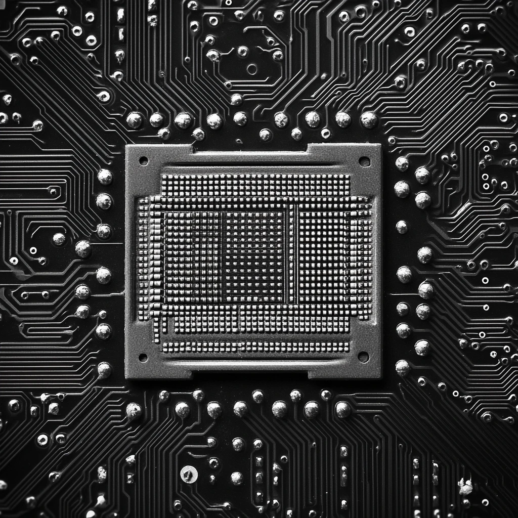 黑色电路板背景