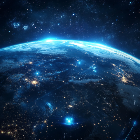 地球银河系光线