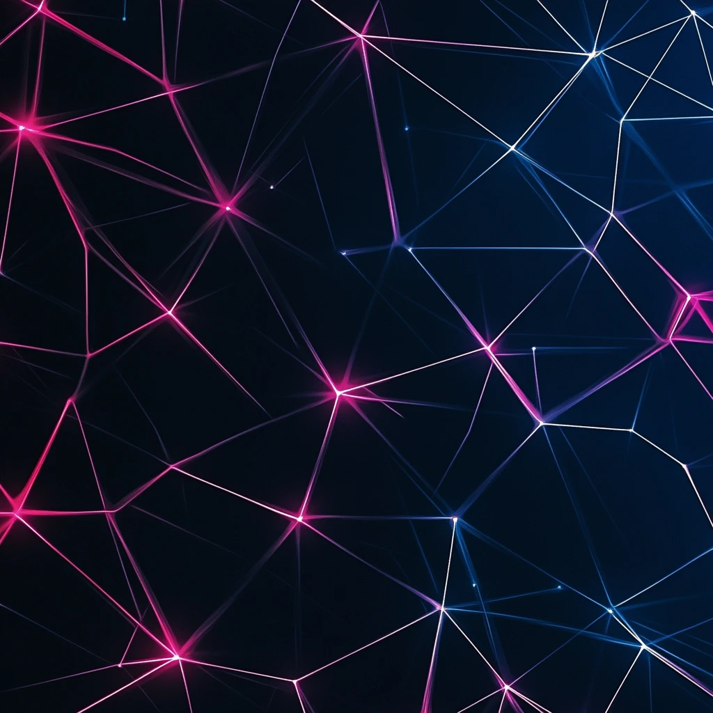 彩色炫酷线条科技背景