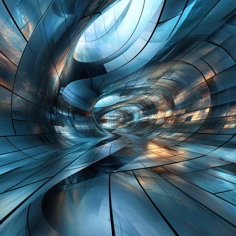 旋转扭曲汇聚融合