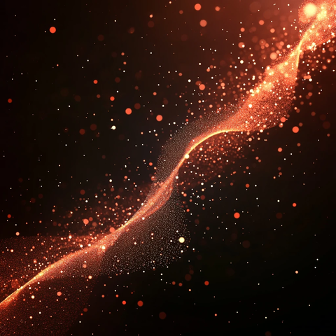 红色梦幻闪耀背景