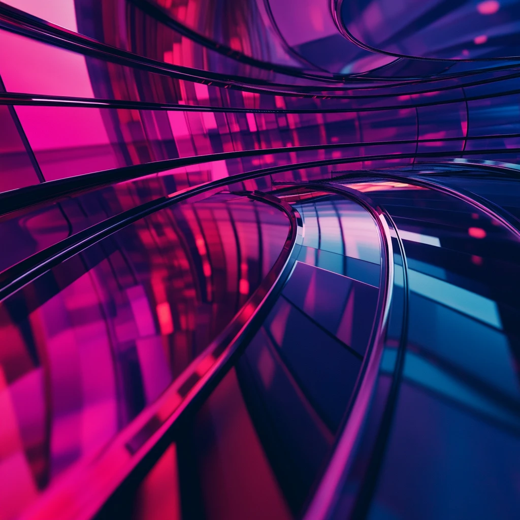 色彩绚丽动感科技背景