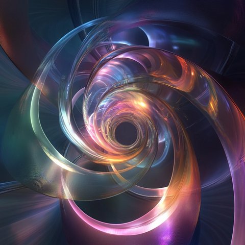 炫彩旋转扩散背景