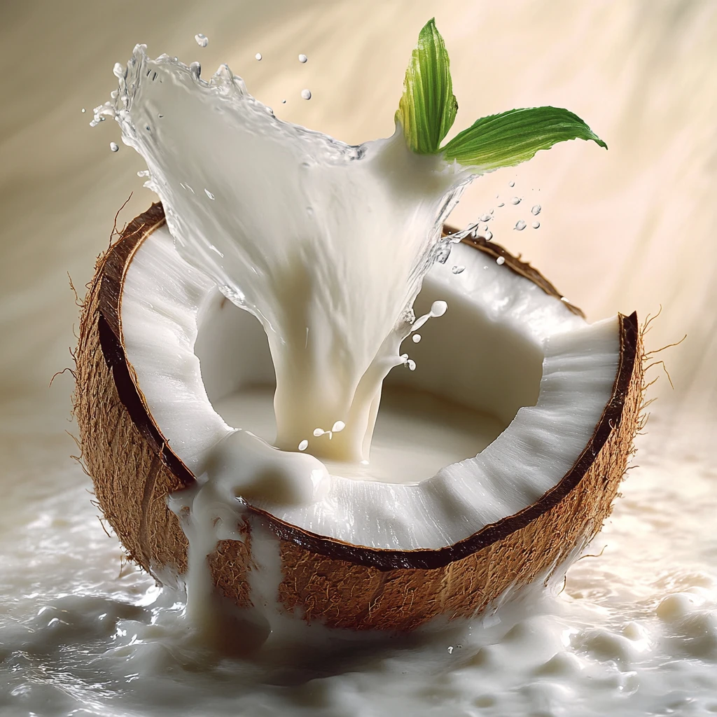 鲜嫩椰肉图片