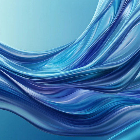 柔美蓝色曲线