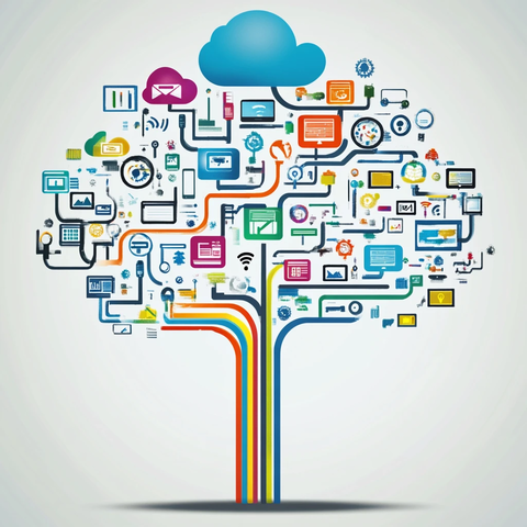 全球沟通互联背景