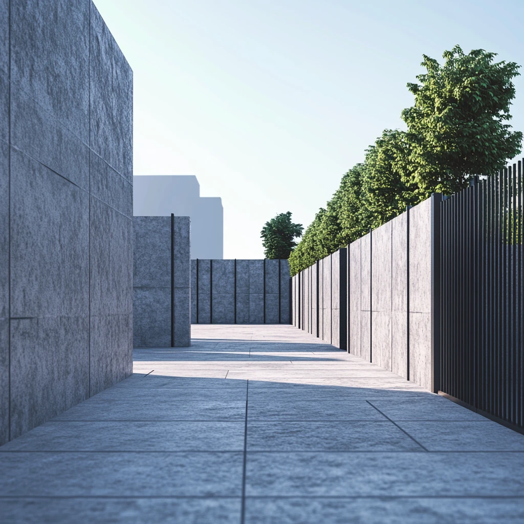 现代院墙