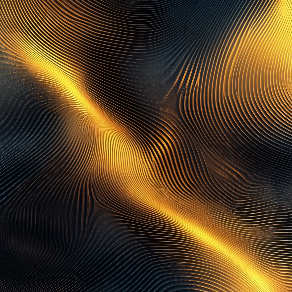 艺术金色渐变条纹图