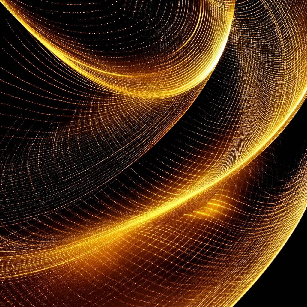 炫光底纹金色线条