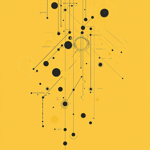 海报元素科技几何线条